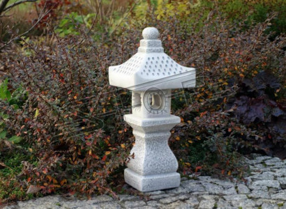 Japanischer Garten Haus Dekoration Statue Figuren Figur Weiß Natur Statuen